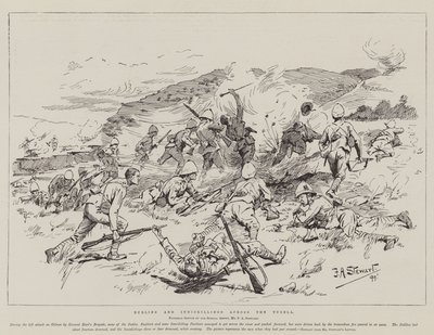 Dublins and Inniskillings across the Tugela by Frank Algenon Stewart